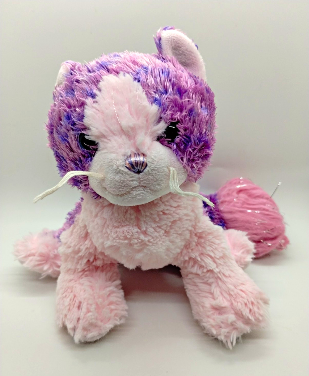 GANZ Webkinz Pom Pom Kitty HM444 Cat Plush Stuffed Animal - No Code